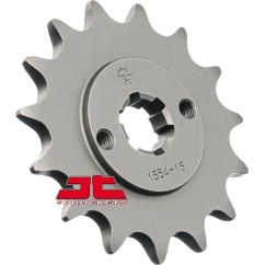 JTF1554.15 FRONT REPLACEMENT SPROCKET 15 TEETH 520 PITCH NATURAL SCM420 CHROMOLY STEEL ALLOY