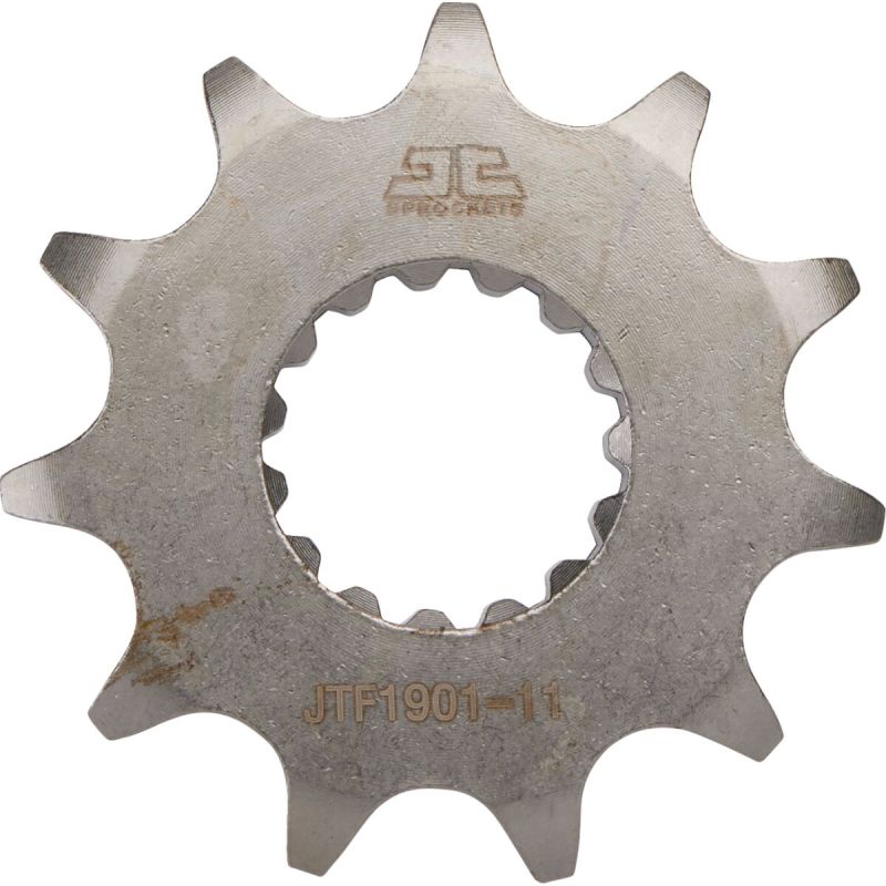 JTF1901.11 FRONT REPLACEMENT SPROCKET 11 TEETH 520 PITCH NATURAL SCM420 CHROMOLY STEEL ALLOY