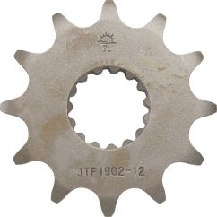 JTF1902.12 FRONT REPLACEMENT SPROCKET 12 TEETH 520 PITCH NATURAL SCM420 CHROMOLY STEEL ALLOY