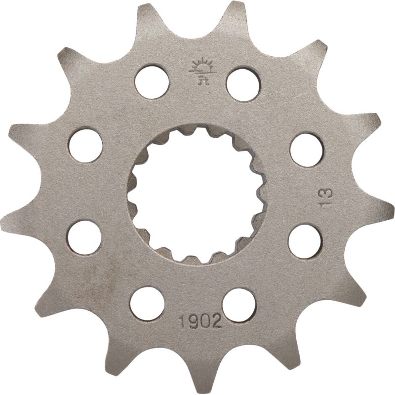 JTF1902.13 FRONT REPLACEMENT SPROCKET 13 TEETH 520 PITCH NATURAL SCM420 CHROMOLY STEEL ALLOY