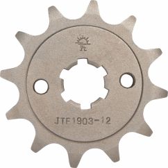JTF1903.12 FRONT REPLACEMENT SPROCKET 12 TEETH 520 PITCH NATURAL SCM420 CHROMOLY STEEL ALLOY