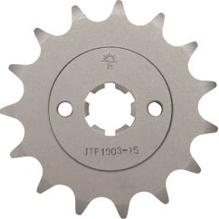 JTF1903.15 FRONT REPLACEMENT SPROCKET 15 TEETH 520 PITCH NATURAL SCM420 CHROMOLY STEEL ALLOY