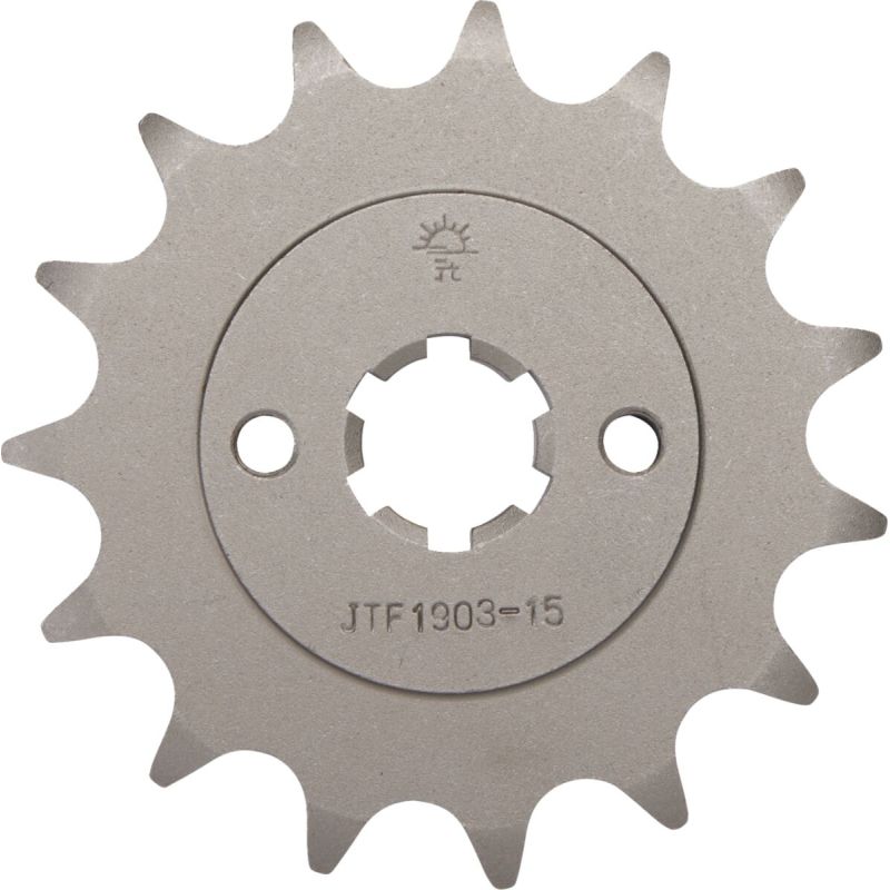 JTF1903.15 FRONT REPLACEMENT SPROCKET 15 TEETH 520 PITCH NATURAL SCM420 CHROMOLY STEEL ALLOY