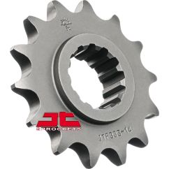 JTF333.14 FRONT REPLACEMENT SPROCKET 14 TEETH 50 PITCH NATURAL SCM420 CHROMOLY STEEL ALLOY