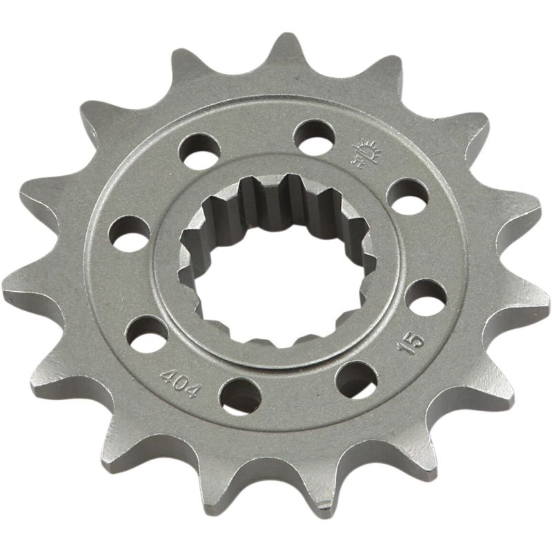 JTF404.15 FRONT REPLACEMENT SPROCKET 15 TEETH 525 PITCH NATURAL SCM420 CHROMOLY STEEL ALLOY