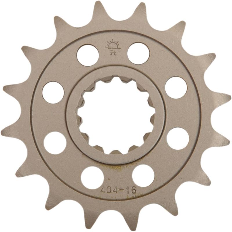 JTF404.16 FRONT REPLACEMENT SPROCKET 16 TEETH 525 PITCH NATURAL SCM420 CHROMOLY STEEL ALLOY