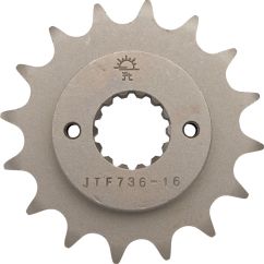 JTF736.16 FRONT REPLACEMENT SPROCKET 16 TEETH 520 PITCH NATURAL CHROMOLY STEEL ALLOY