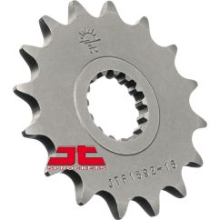 JTF1592.16 FRONT REPLACEMENT SPROCKET 16 TEETH 520 PITCH NATURAL SCM420 CHROMOLY STEEL ALLOY