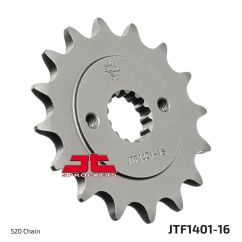 JTF1401.16 FRONT REPLACEMENT SPROCKET 16 TEETH 520 PITCH NATURAL SCM420 CHROMOLY STEEL ALLOY