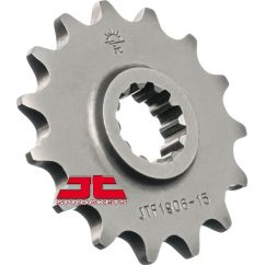 JTF1906.15 FRONT REPLACEMENT SPROCKET 15 TEETH 420 PITCH NATURAL SCM420 CHROMOLY STEEL ALLOY