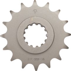 JTF1332.16 FRONT REPLACEMENT SPROCKET 16 TEETH 525 PITCH NATURAL SCM420 CHROMOLY STEEL ALLOY