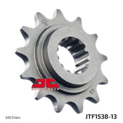 JTF1538.13 FRONT REPLACEMENT SPROCKET 13 TEETH 520 PITCH NATURAL SCM420 CHROMOLY STEEL ALLOY