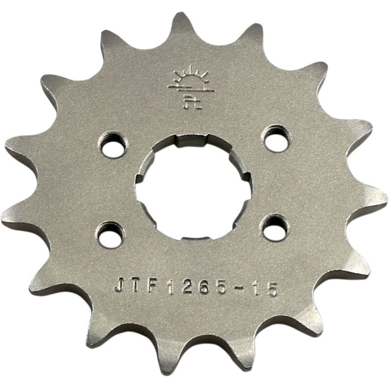 JTF1265.15 FRONT REPLACEMENT SPROCKET 15 TEETH 520 PITCH NATURAL SCM420 CHROMOLY STEEL ALLOY