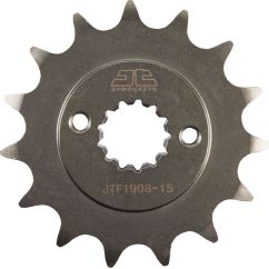 JTF1908.15 FRONT REPLACEMENT SPROCKET 15 TEETH 525 PITCH NATURAL CHROMOLY STEEL