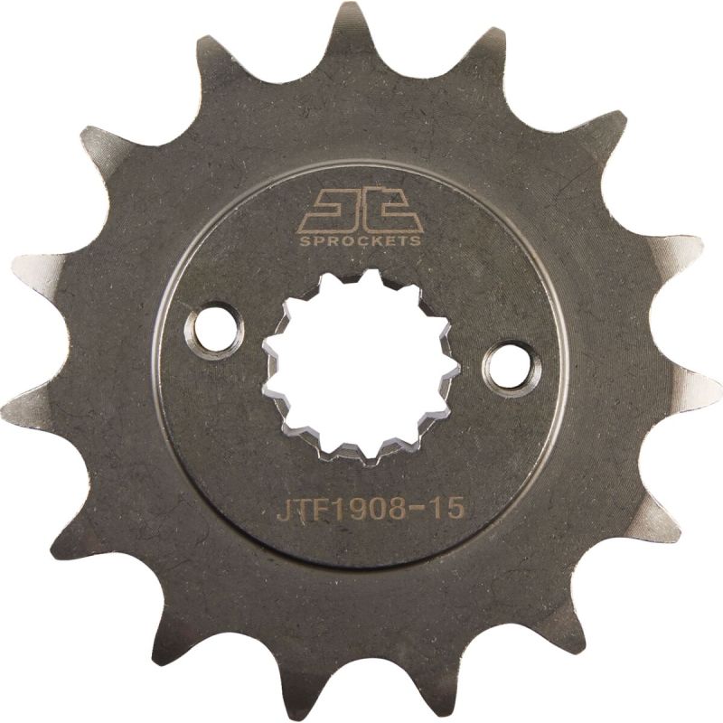 JTF1908.15 FRONT REPLACEMENT SPROCKET 15 TEETH 525 PITCH NATURAL CHROMOLY STEEL