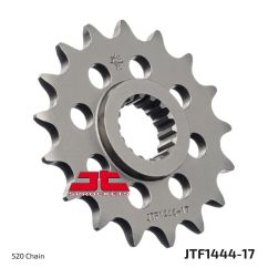 JTF1444.17 FRONT REPLACEMENT SPROCKET 17 TEETH 520 PITCH NATURAL CHROMOLY STEEL
