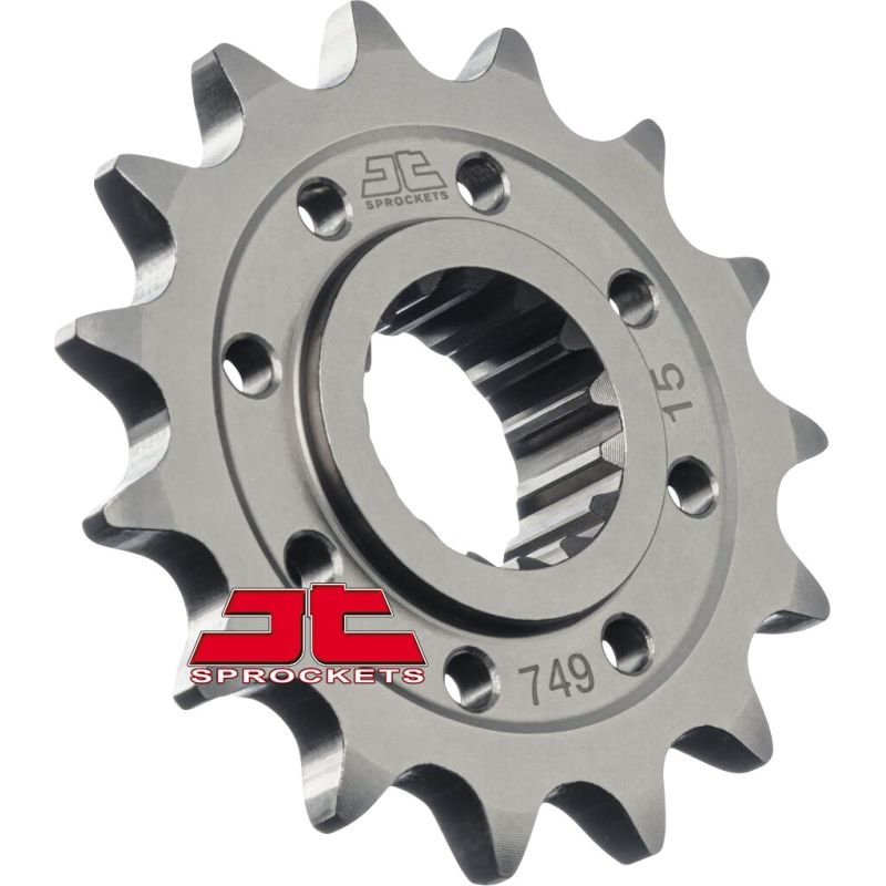 JTF749.15 FRONT REPLACEMENT SPROCKET 15 TEETH 525 PITCH NATURAL CHROMOLY STEEL