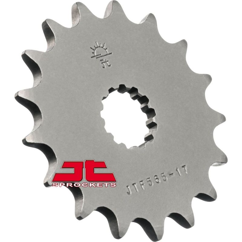 JTF565.17 FRONT REPLACEMENT SPROCKET 17 TEETH 520 PITCH NATURAL CHROMOLY STEEL