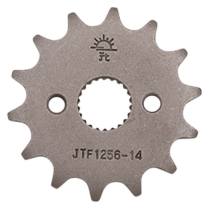 JTF1256.14 FRONT REPLACEMENT SPROCKET 14 TEETH 420 PITCH NATURAL STEEL