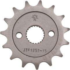 JTF1257.15 FRONT REPLACEMENT SPROCKET 15 TEETH 428 PITCH NATURAL STEEL