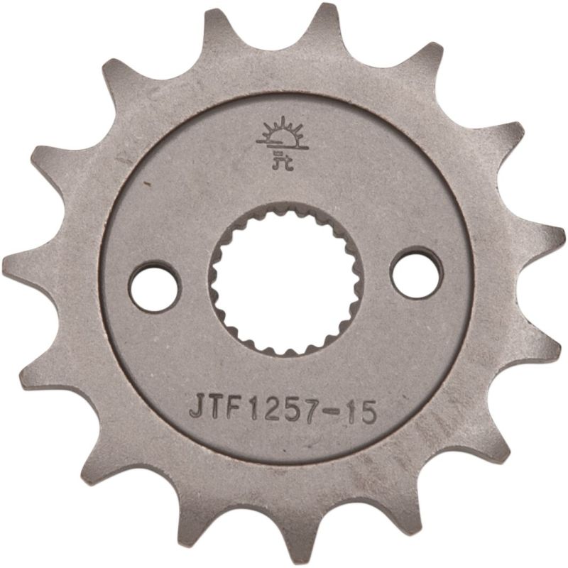 JTF1257.15 FRONT REPLACEMENT SPROCKET 15 TEETH 428 PITCH NATURAL STEEL