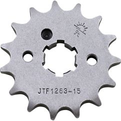 JTF1263.15 FRONT REPLACEMENT SPROCKET 15 TEETH 420 PITCH NATURAL STEEL