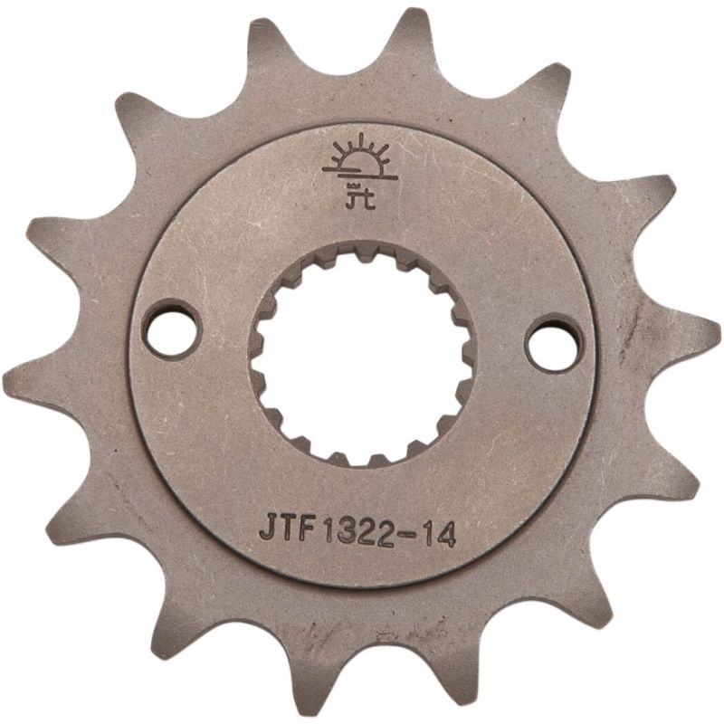 JTF1322.14 FRONT REPLACEMENT SPROCKET 14 TEETH 520 PITCH NATURAL STEEL