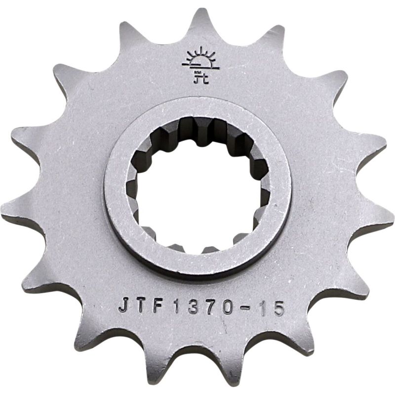 JTF1370.15 FRONT REPLACEMENT SPROCKET 15 TEETH 525 PITCH NATURAL STEEL
