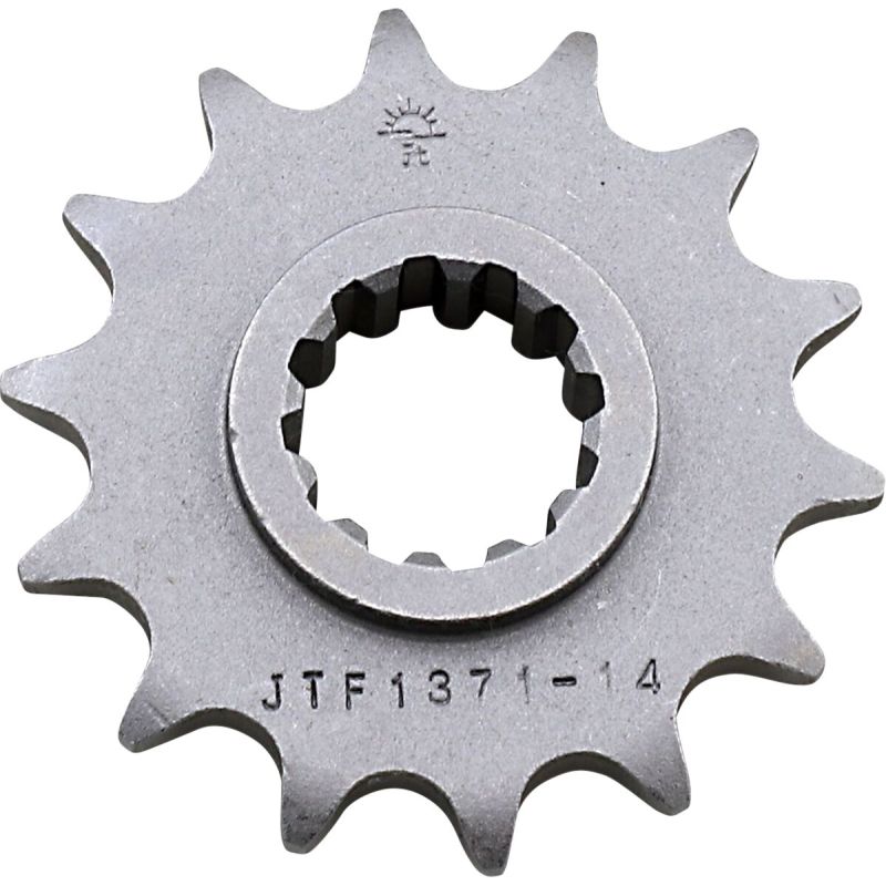 JTF1371.14 FRONT REPLACEMENT SPROCKET 14 TEETH 525 PITCH NATURAL STEEL