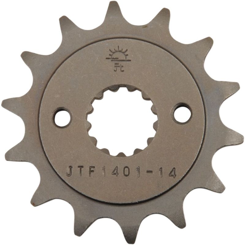 JTF1401.14 FRONT REPLACEMENT SPROCKET 14 TEETH 520 PITCH NATURAL STEEL