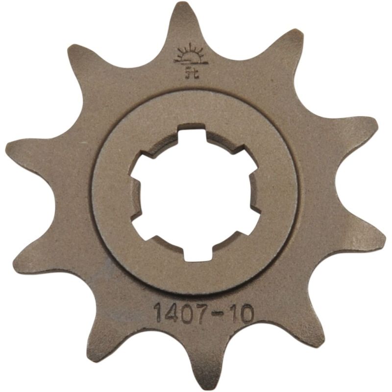 JTF1407.10 FRONT REPLACEMENT SPROCKET 10 TEETH 520 PITCH NATURAL STEEL