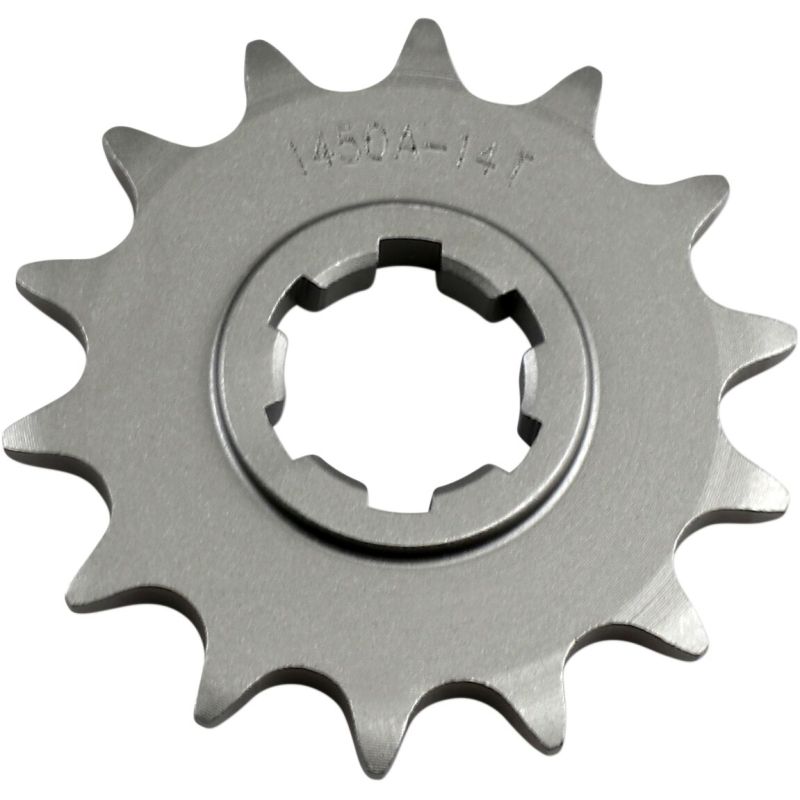 JTF1450.14 FRONT REPLACEMENT SPROCKET 14 TEETH 520 PITCH NATURAL STEEL