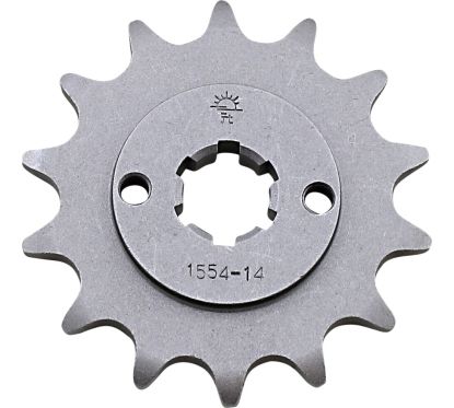 JTF1554.14 FRONT REPLACEMENT SPROCKET 14 TEETH 520 PITCH NATURAL STEEL