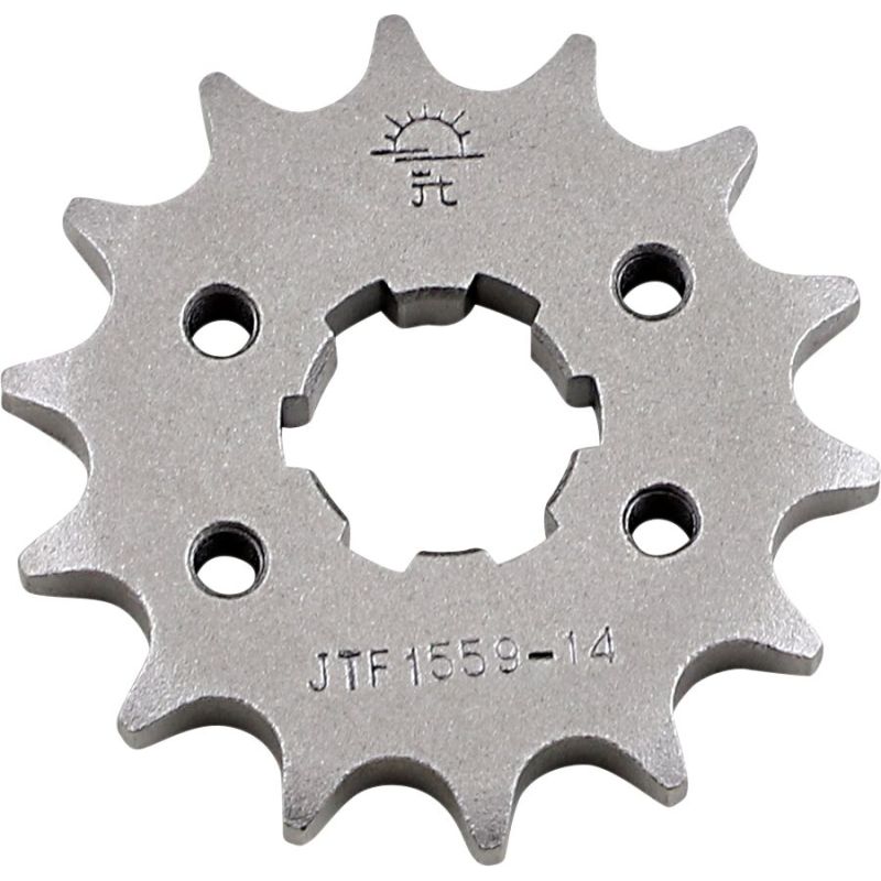 JTF1559.14 FRONT REPLACEMENT SPROCKET 14 TEETH 428 PITCH NATURAL STEEL