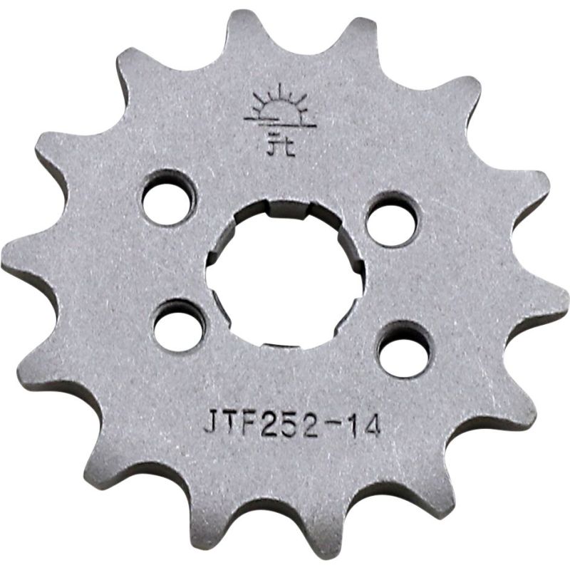 JTF252.14 FRONT REPLACEMENT SPROCKET 14 TEETH 420 PITCH NATURAL STEEL