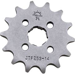 JTF253.14 FRONT REPLACEMENT SPROCKET 14 TEETH 420 PITCH NATURAL STEEL