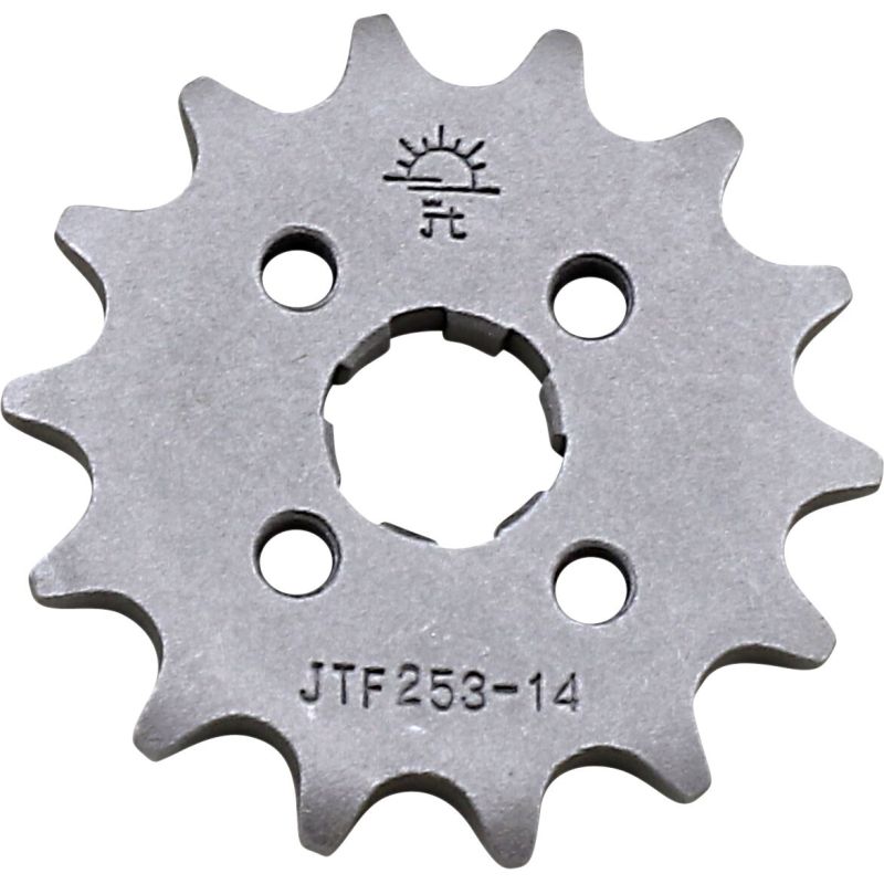 JTF253.14 FRONT REPLACEMENT SPROCKET 14 TEETH 420 PITCH NATURAL STEEL
