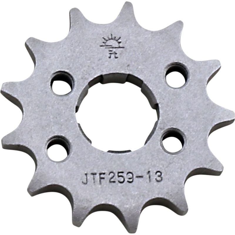 JTF259.13 FRONT REPLACEMENT SPROCKET 13 TEETH 428 PITCH NATURAL STEEL