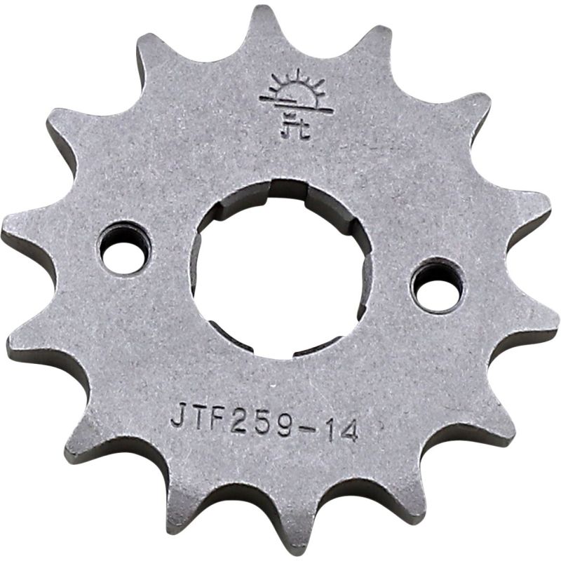 JTF259.14 FRONT REPLACEMENT SPROCKET 14 TEETH 428 PITCH NATURAL STEEL