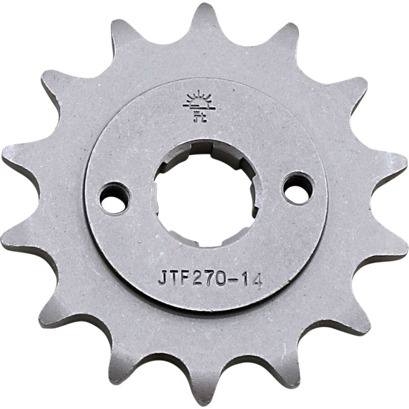 JTF270.14 FRONT REPLACEMENT SPROCKET 14 TEETH 520 PITCH NATURAL STEEL