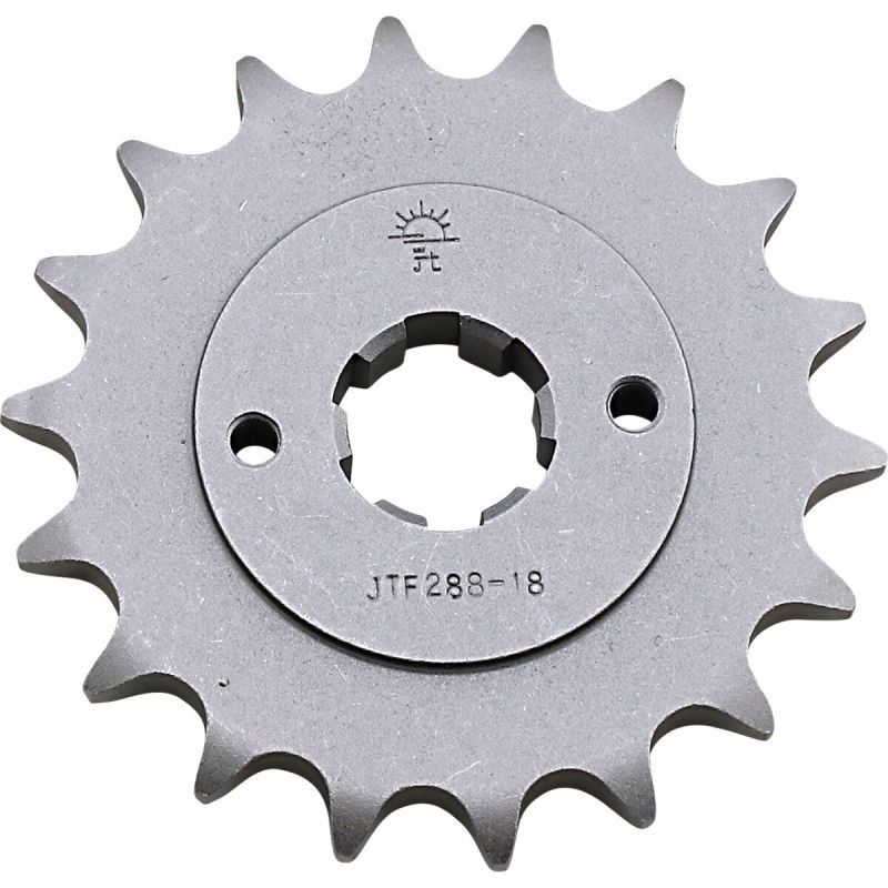 JTF288.18 FRONT REPLACEMENT SPROCKET 18 TEETH 530 PITCH NATURAL STEEL