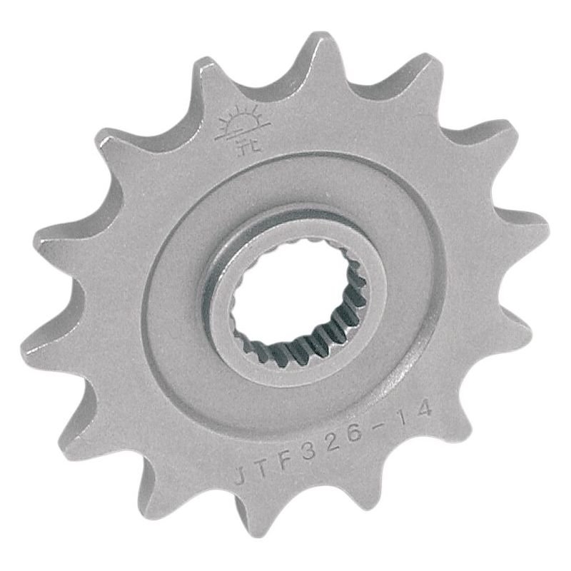 JTF326.14 FRONT REPLACEMENT SPROCKET 14 TEETH 520 PITCH NATURAL STEEL