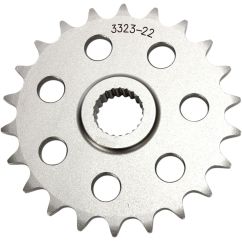 JTF3323.22 FRONT REPLACEMENT SPROCKET 22 TEETH 520 PITCH NATURAL STEEL