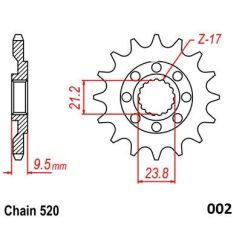 FRONT SPROCKET 520 14T - 12121466