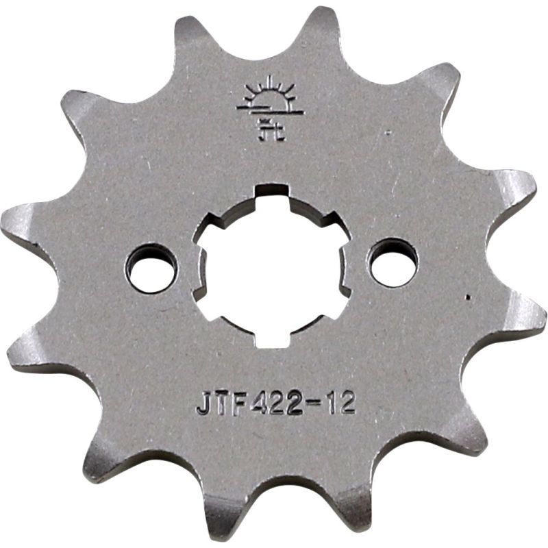 JTF422.12 FRONT REPLACEMENT SPROCKET 12 TEETH 520 PITCH NATURAL STEEL