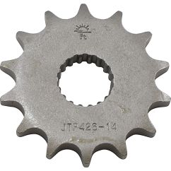 JTF426.14 FRONT REPLACEMENT SPROCKET 14 TEETH 428 PITCH NATURAL STEEL