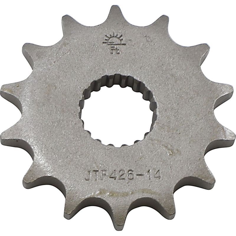 JTF426.14 FRONT REPLACEMENT SPROCKET 14 TEETH 428 PITCH NATURAL STEEL