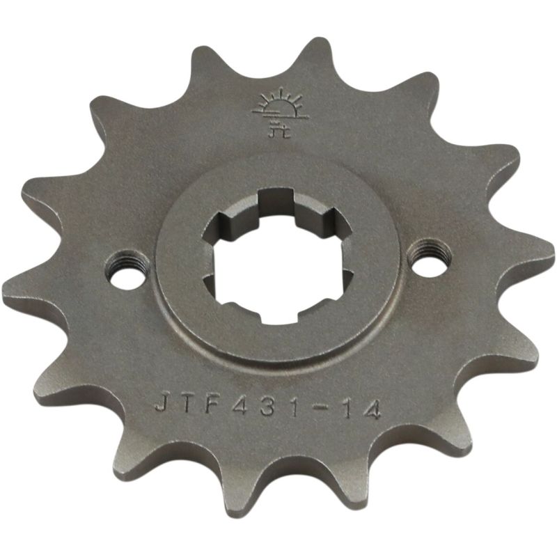 JTF431.14 FRONT REPLACEMENT SPROCKET 14 TEETH 520 PITCH NATURAL STEEL