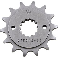 JTF512.14 FRONT REPLACEMENT SPROCKET 14 TEETH 520 PITCH NATURAL STEEL