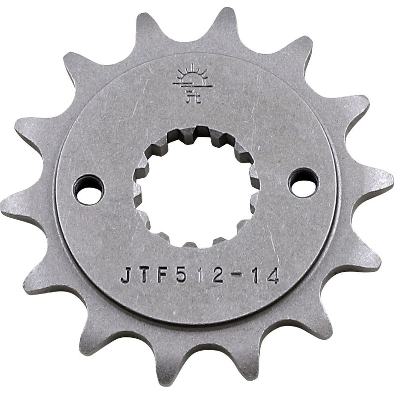 JTF512.14 FRONT REPLACEMENT SPROCKET 14 TEETH 520 PITCH NATURAL STEEL